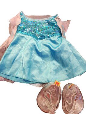 Build-A-Bear Workshop Frozen Dress & Shoes Set For Stuffed Animals